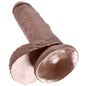Comprar KING COCK 7 Pene Realista Marrón – Juguete Erótico Con Diseño Realista Para Placer Intenso-Noxtic