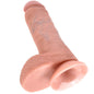 KING COCK - 8 PENE REALÍSTICO NATURAL 20.3 CM