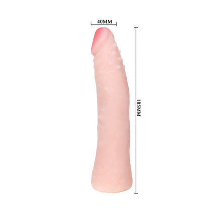 BAILE Dildo Silicona Tacto Piel Realístico 19 Cm – Diseño Higiénico Para Uso Versátil