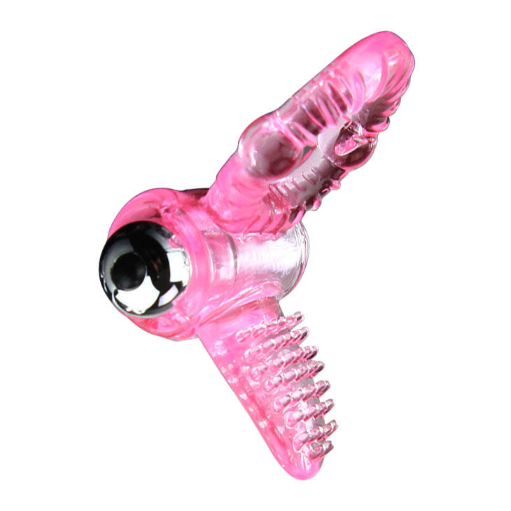 BAILE Sweet Abs Anello Vibrante Rosa – Design Ergonomico con Stimolatore per un Maggiore Piacere