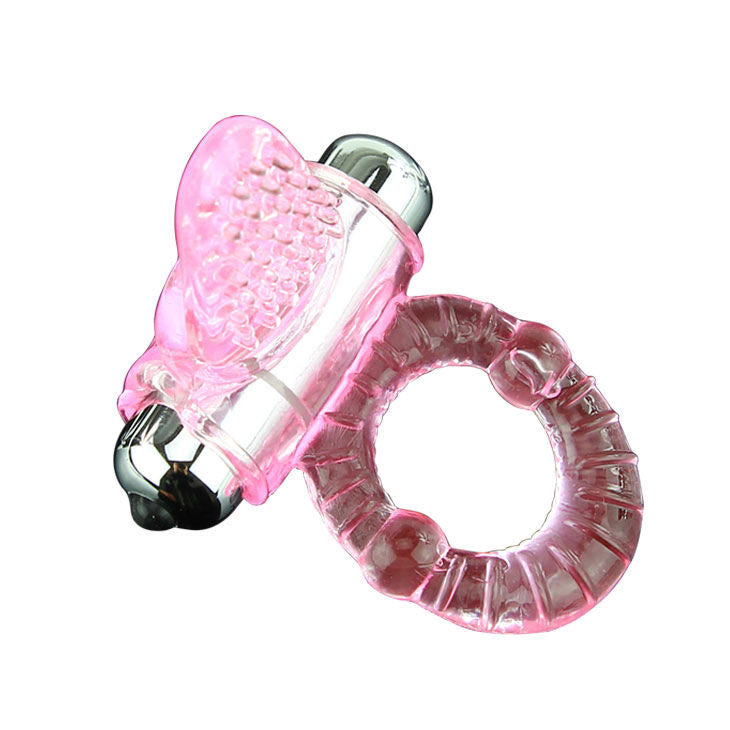 BAILE Sweet Abs Anello Vibrante Rosa – Design Ergonomico con Stimolatore per un Maggiore Piacere