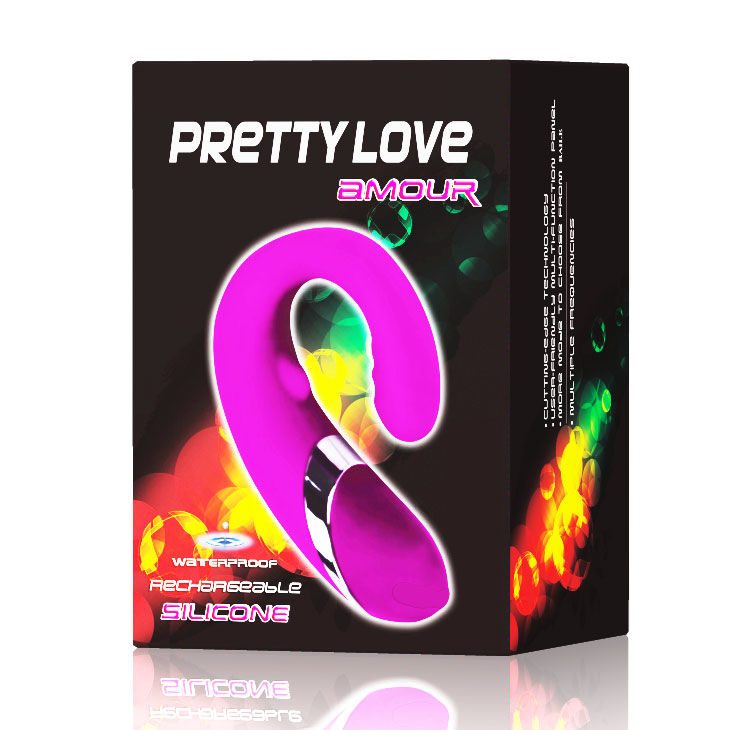PRETTY LOVE Amour Prostata Y Punto G Lila – Estimulador Con 12 Funciones De Vibración Para Sensaciones Intensas
