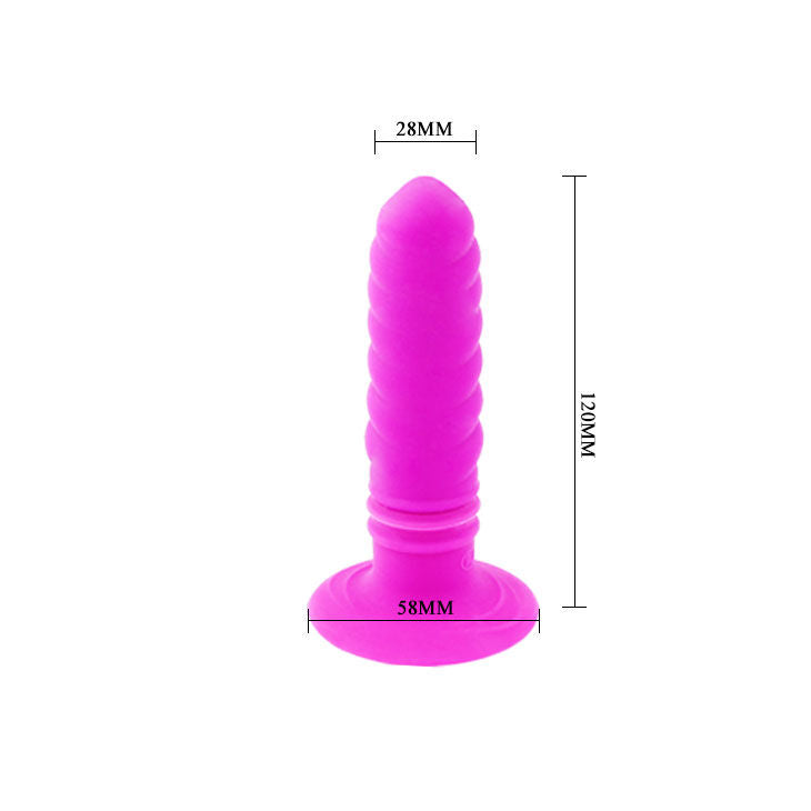 PRETTY LOVE Buttplug Analtwist II – Plug vibrante in silicone con 10 velocità di stimolazione