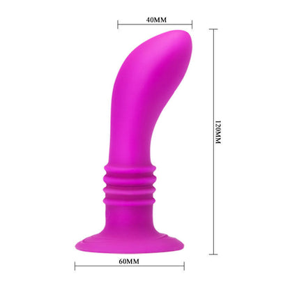 PRETTY LOVE Booty Passion Plug – Vibratore silenzioso con 10 modalità di stimolazione