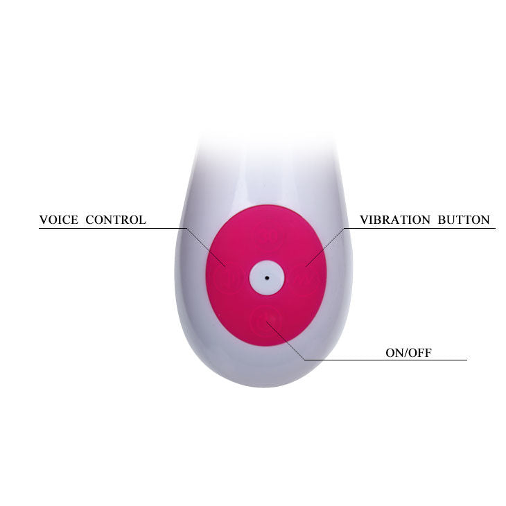 Pretty Love Flirtation Gene – Vibratore attivato vocalmente con materiale in silicone morbido
