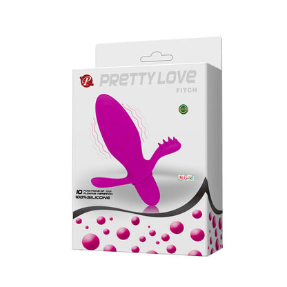 PRETTY LOVE Flirtation Fitch Vibrator – Stimolatore silenzioso con 10 funzioni di vibrazione