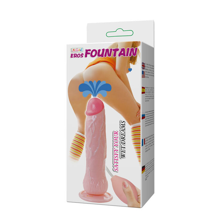 BAILE Eros Fountain – Dildo realistico con ventosa per un'esperienza senza pari