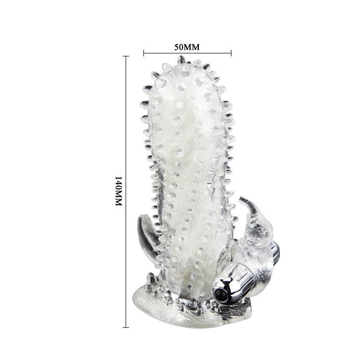 BAILE Brave Man Extensión Vibradora – Aumenta Placer Con Textura Suave y Diseño Ergonómico