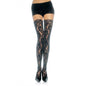 Comprar LEG AVENUE Medias De Encaje Floral – Talla Única Ajustable Con Diseño Elegante-Noxtic