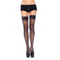 Comprar LEG AVENUE Medias Negras Con Detalle De Encaje – Diseño Elegante Con Lazo Satinado Ajustable-Noxtic