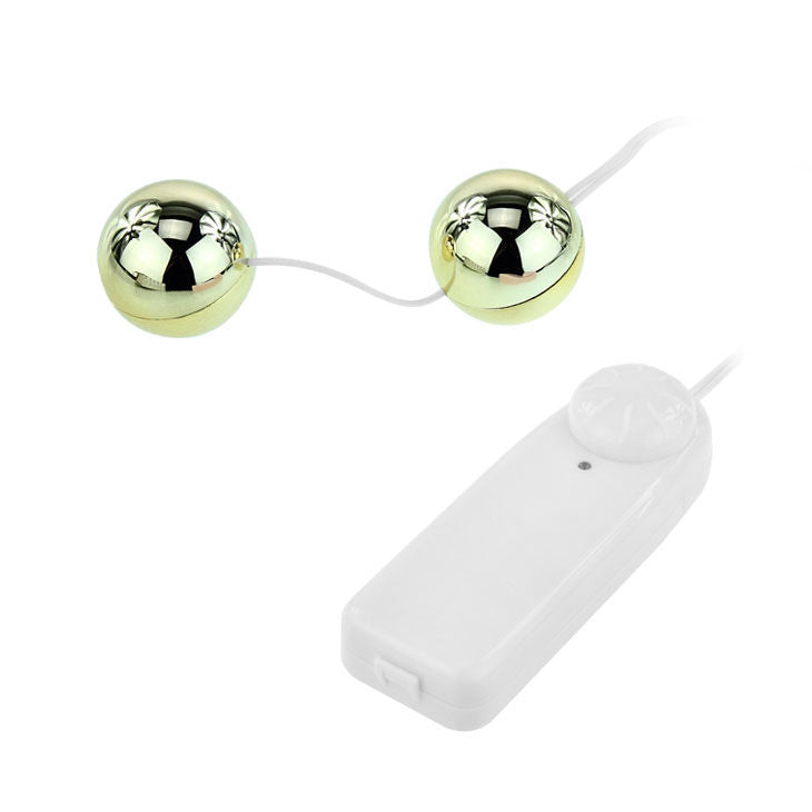 BAILE Golden Bolas Chinas Vibrador – Estimulador Interno Con Diseño Ergonómico Para Placer Personal
