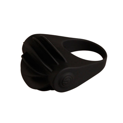 Pretty Love Chester Anillo Vibrador Negro – Silicona Médica Con Bala Vibradora Fácil De Usar