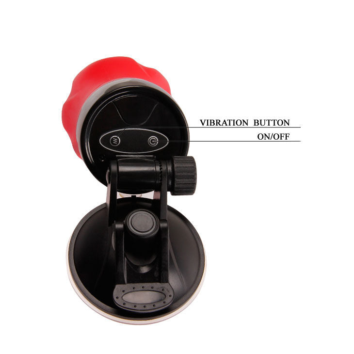 CRAZY BULL Flora Masturbador Con Base – Diseño Reutilizable Y Lavable Para Uso En Ducha