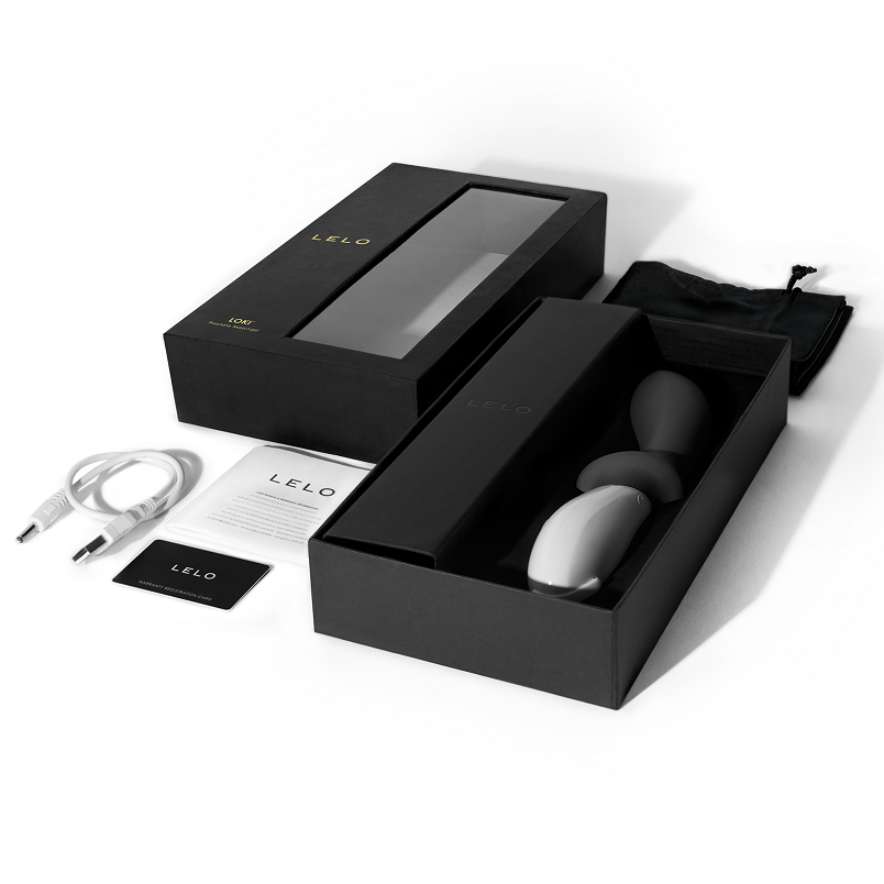 LELO LOKI Vibratore Prostatico Nero – Massaggiatore dal Design Ergonomico per un Piacere Intenso