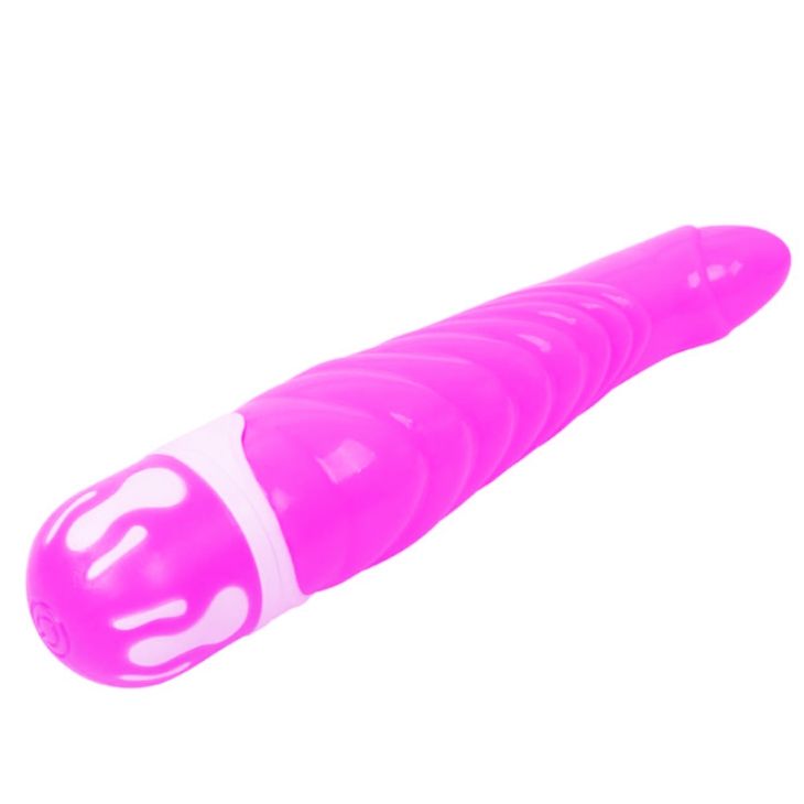 BAILE Realistic Cock Lilac – Vibratore sommergibile con stimolazione ergonomica del punto G