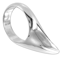 Comprar METAL HARD Cock Teardrop 55MM – Cockring De Acero Hipoalergénico Con Fácil Limpieza-Noxtic