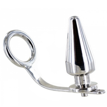 Comprar METAL HARD Anillo Acero Con Plug – Diseño Ergonómico Para Placer Adicional-Noxtic