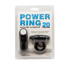 BAILE Anillo Control Remoto Negro 20V – Estimulador Con Control Remoto Para Placer Compartido