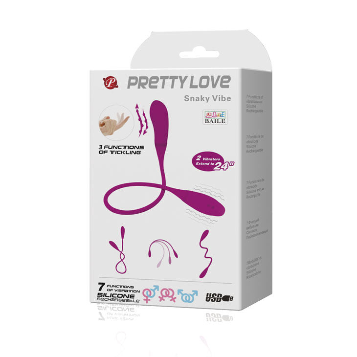 Pretty Love Smart Snaky Vibe – Vibrador Con 7 Modos Y Estimulador De Cosquillas