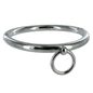 Comprar Metal Hard Collar Con Argolla 18cm – Collar De Metal Cromado Con Diseño Elegante Para Uso Diario-Noxtic