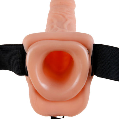 FETISH FANTASY SERIES - 11 ARNES VIBRADOR CON TESTICULOS HUECO MAN 27.9 CM NATURAL-FETISH FANTASY SERIES-Noxtic