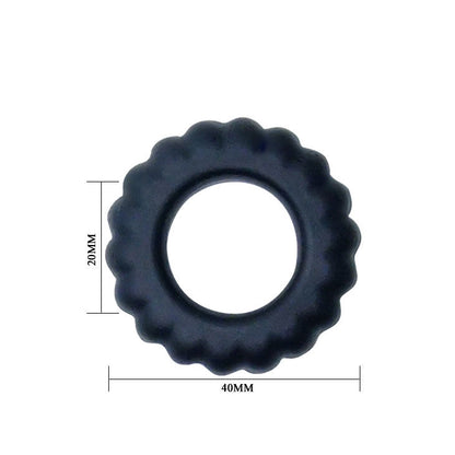 Comprar BAILE Titan Cockring Negro 2 CM – Anillo De Sujeción Con Material Adaptable Y Sumergible-Noxtic