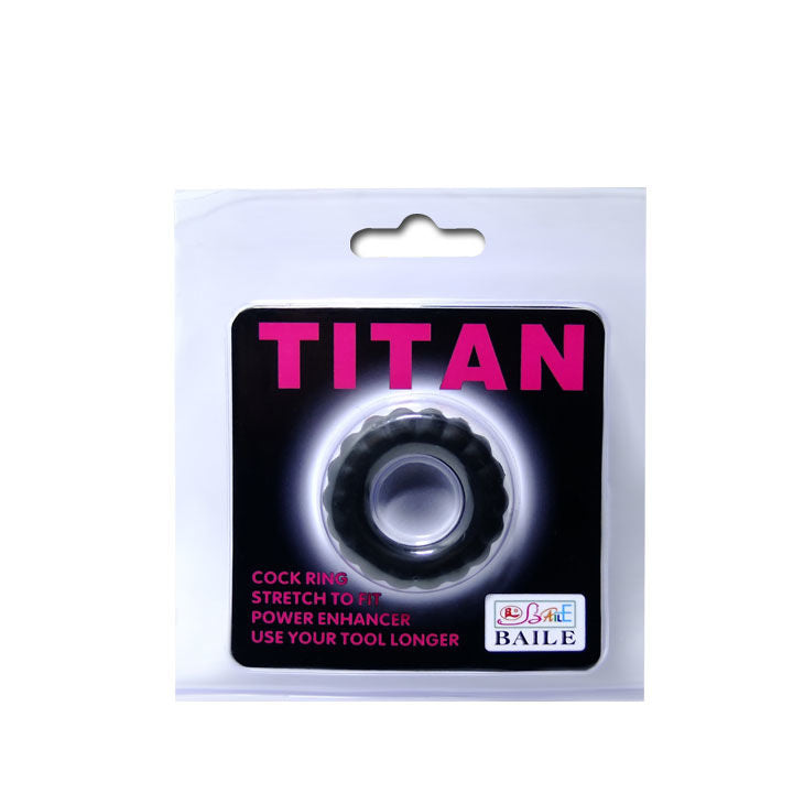 Comprar BAILE Titan Cockring Negro 2 CM – Anillo De Sujeción Con Material Adaptable Y Sumergible-Noxtic