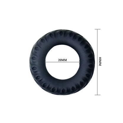 Comprar BAILE Titan Cockring Negro Verde 2 Cm – Anillo De Sujeción Sumergible Para Placer Intenso-Noxtic