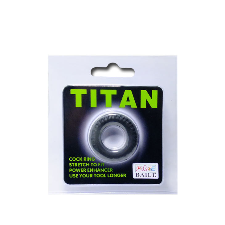 Comprar BAILE Titan Cockring Negro Verde 2 Cm – Anillo De Sujeción Sumergible Para Placer Intenso-Noxtic