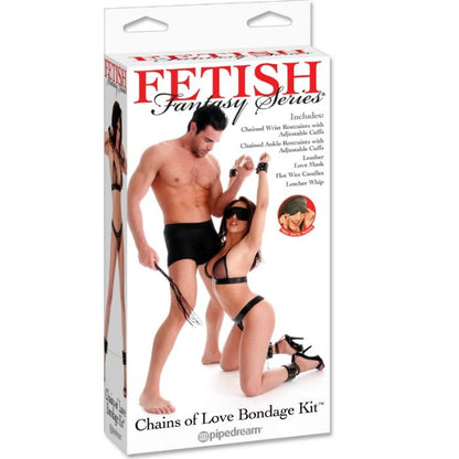 FETISH FANTASY SERIES - LOVE CHAINS BONDAGE KIT.
