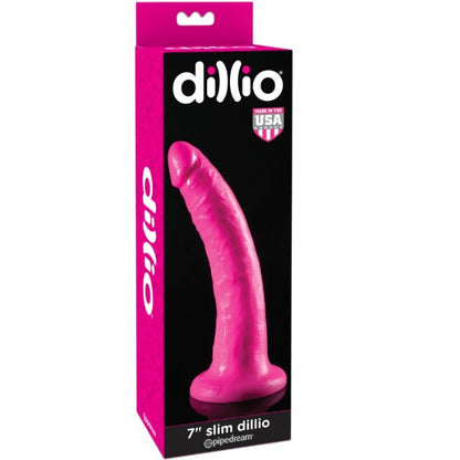 DILLIO Dildo Con Ventosa 17.8 CM Rosa – Diseño Versátil Con Fijación Segura Para Disfrute Único