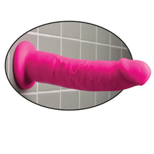 DILLIO Dildo rosa con ventosa da 9 pollici – Appiccicoso per un uso versatile su superfici piane
