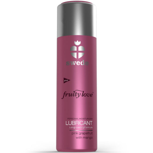 Lubrificante SWEDE Fruity Love al Pompelmo Rosa e Mango 50 ml – Formula idratante per una sensazione di morbidezza