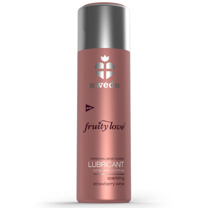 SWEDE Fruity Love Lubricante Fresas Con Champagne 50 Ml – Lubricante Hidratante Con Aroma Agradable