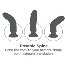 KING COCK Dildo Vibrante Naturale da 23 cm – Design Realistico per un'Esperienza Piacevole