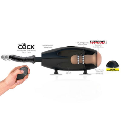 Fetish Fantasy Máquina Sexual Internacional – Estimulador Portátil Para Viajes Con Adaptador Universal