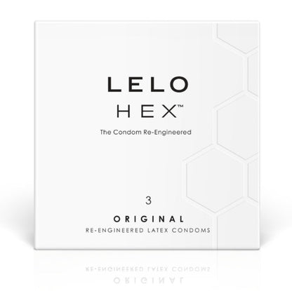 Comprar LELO HEX Preservativo Caja 3 Uds – Alta Sensibilidad Con Diseño Innovador-PRESERVATIVOS-Noxtic