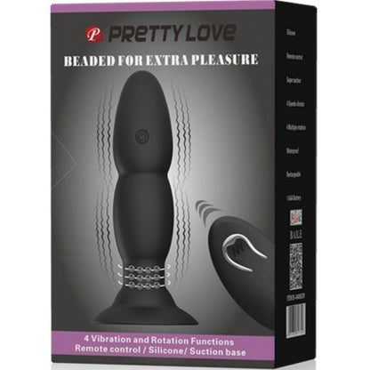 PRETTY LOVE Plug Vibrador Con Control Remoto – Estimulación Anal Con 8 Modos De Placer