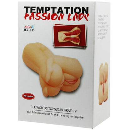 BAILE Temptation Passion Lady – Masturbador Doble Con Tacto Realista Y Fácil Limpieza