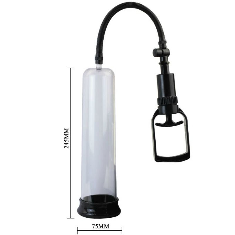 Pompa per l'erezione BAILE con estrattore per dita - Stimolatore vibrante per sensazioni uniche