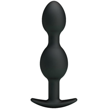 Comprar PRETTY LOVE Bolas Anales Silicona 12.5 CM Negro – Diseño Ergonómico Para Estimulación Única-Noxtic