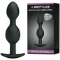 PRETTY LOVE Bolas Anales Silicona 12.5 CM Negro – Diseño Ergonómico Para Estimulación Única