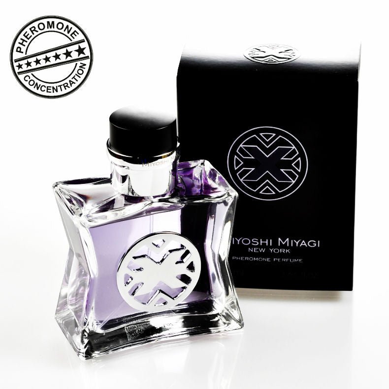 Comprar MIYOSHI MIYAGI New York Perfume De Feromonas Hombre 80ml – Fragancia Atractiva Para El Hombre Moderno-Noxtic