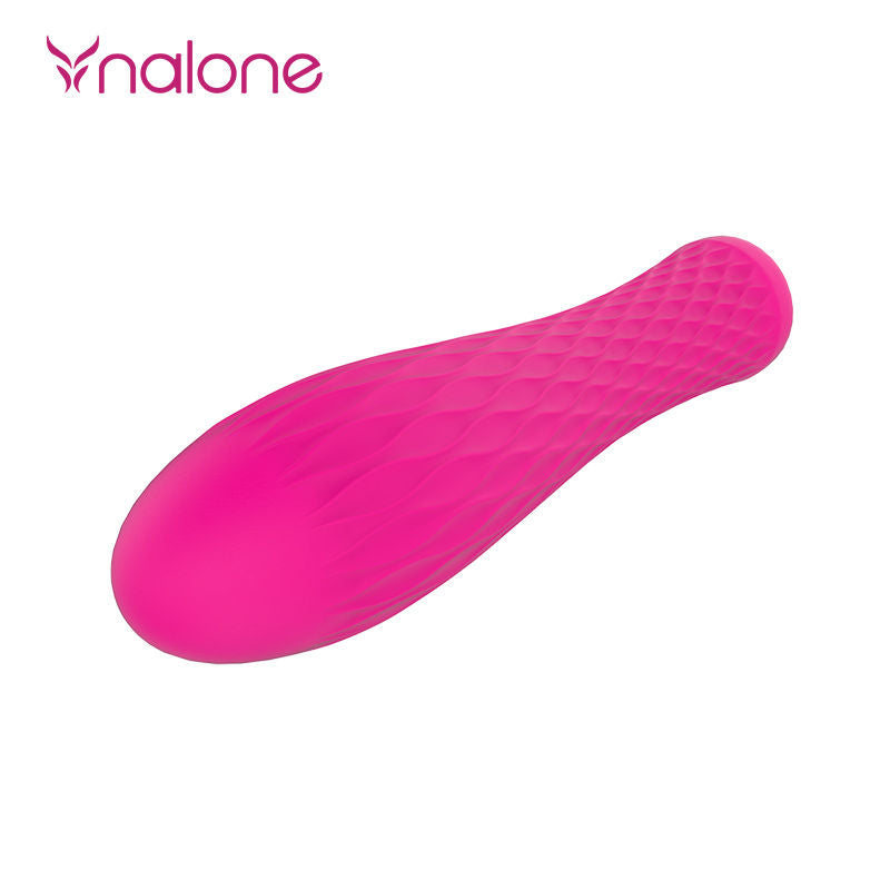 NALONE IAN Mini Vibratore Rosa – Massaggiatore Ricaricabile con 20 Modalità di Vibrazione