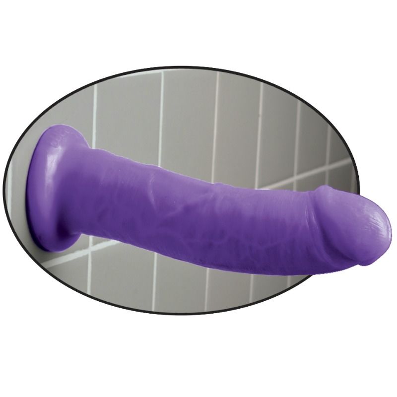 DILLIO Dildo Con Ventosa 20.32 Cm Lila – Diseño Ergonómico Para Experiencias Versátiles
