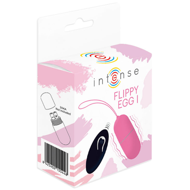 INTENSE Flippy Egg Telecomando Rosa – Proiettile Vibrante Compatto con Controllo Wireless