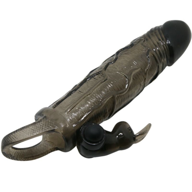 BAILE Brave Man Realistic Black Sleeve – Stimolatore con design dettagliato per un piacere maggiore