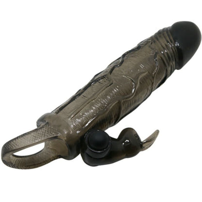 BAILE Brave Man Realistic Black Sleeve – Stimolatore con design dettagliato per un piacere maggiore