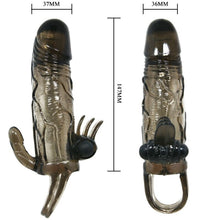 BAILE Brave Man Funda Vibradora Negra – Estimulación Dual Para Mayor Placer Compartido