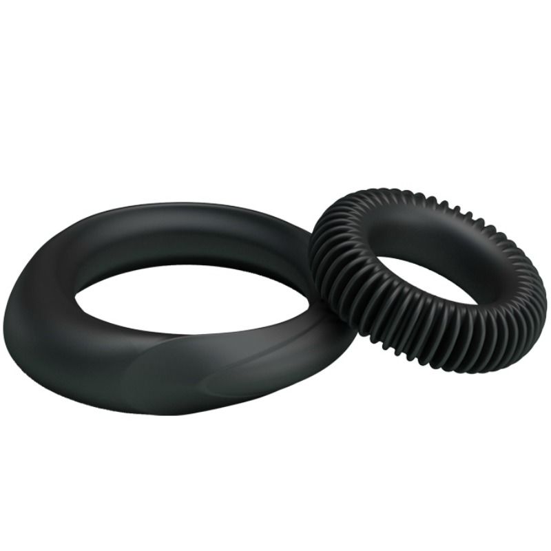 Comprar BAILE Kit 2 Anillos Silicona Manhood – Diseño Confortable Para Mejorar La Experiencia Sexual-Noxtic